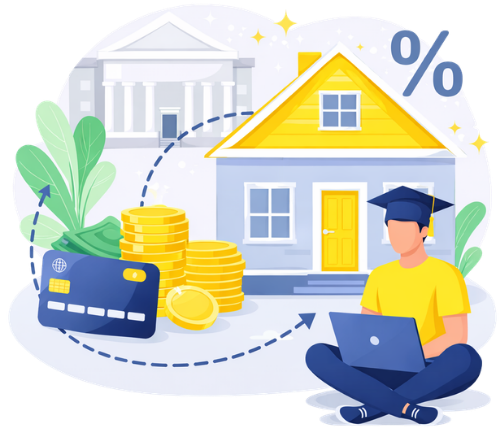 asuntolainaa opiskelijalle