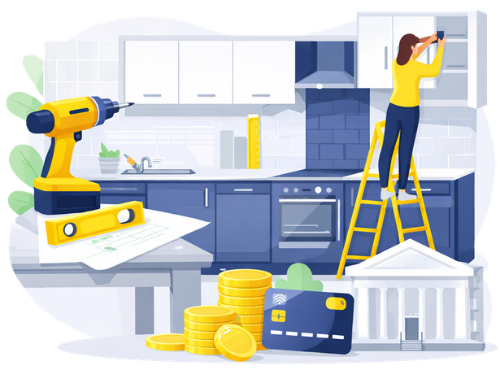 lainaa keittiöremonttiin