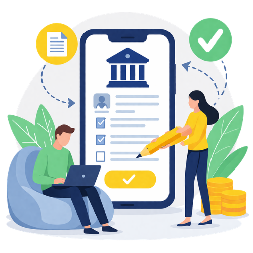 lainahakemuksen täyttäminen pankeille