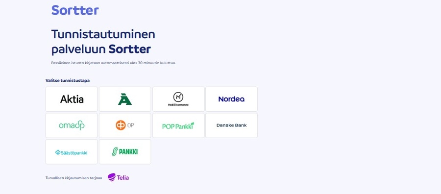 tunnistautuminen lainahakemuksella