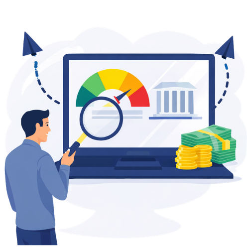 luottotietojen tarkastaminen lainaa varten