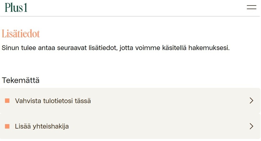 plus1 lainahakemus