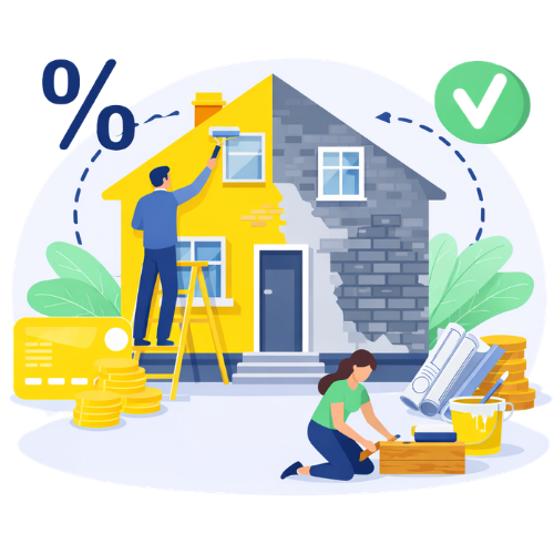 laina asunnon remontointiin