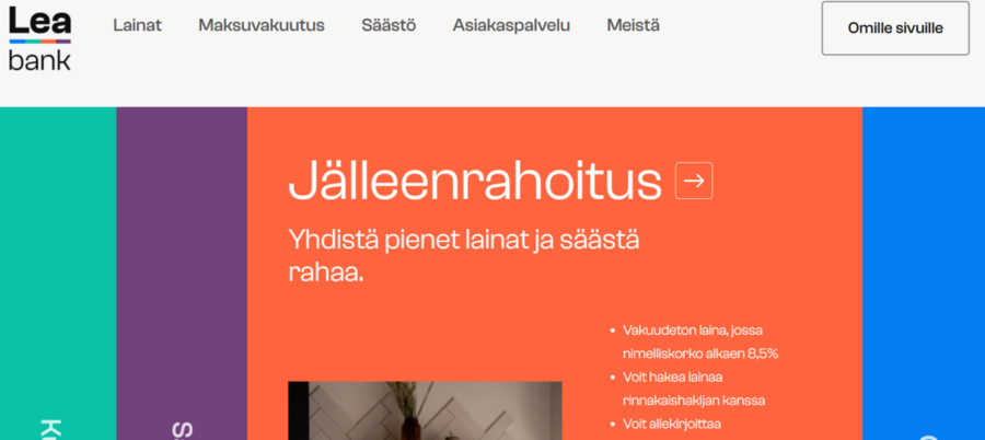 lea bank lainapalvelut