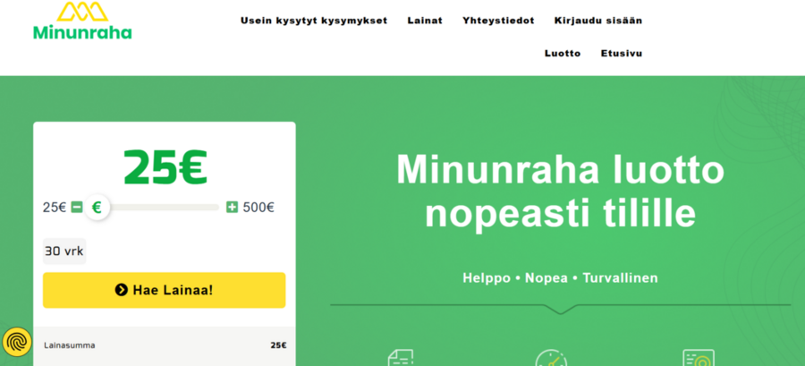 Minunraha laina